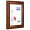 Frame USA Honey Rounded Brown Single Image Picture Frame with Mat